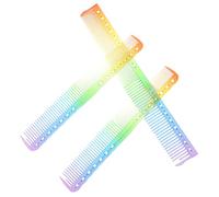 Healvian 3Pcs Hairdressing Comb Ergonomic Design Professional Salon Tools for Men for DIY Hairstyling and Everyday Use Gentle Tooth Hair Combs for All Occasions