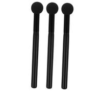 Healvian 3Pcs Latex Sponge Concealer Brush Set Delicate Round Head Makeup Blending Tools for Women Wet and Dry Use for Shadow and Lip Blending
