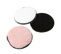 Healvian 3pcs Makeup Remover Puff Dual-sided Soft Facial Cleansing Cloth Effortlessly Removes Makeup Water for All Skin Types Random Colors