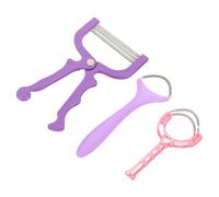 Healvian 3Pcs Portable Facial Hair Remover Spring for Women Lightweight Threading Epilator for Face Neck and Lips Manual Hair Removal Device Easy Root Removal at Home Random Color