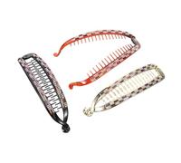 Healvian 3pcs Rhinestone Wild Horsetail Hairpin Hair Clips for Women Girls Hair Ponytail Holder Hairpins Vertical Rhinestone Pattern Creative for Wedding Guest