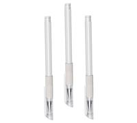 Healvian 3pcs Salon Mapping Pen Tattooing Mapping Tool Plastic Eyebrow Tool Fine Oil Marker Long Serving Life Not Easy to Deform Or Break for Professionals and Surgery Practitioners