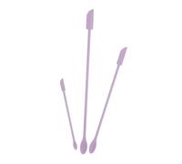 Healvian 3pcs Silicone Scoop Mini Spatulas for Makeup Tiny Silicone Spoon Spatula Set for Cosmetics Beauty Tool for Face Cream and Lotion