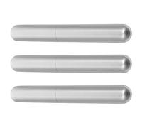 Healvian 3pcs Stainless Steel Cigar Humidifier Tubes with Airtight Caps Portable Crush Proof Cigar Storage Case for Travel and Storage