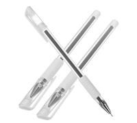 Healvian 3pcs Waterproof Microblading Pens Eyebrow Position Marking Pen Black Tattoo Markers for Skin Use