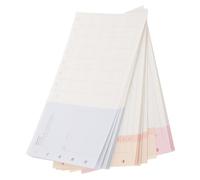 Healvian 3sets Loose Leaf Planner Refills of Tri-fold Inner Pages Lined Paper for Daily Weekly Monthly Planning in Binder