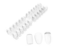 Healvian 3sets Nail Shape Color Cards for Manicure Practice Transparent Nail Art Display Tools Smooth for Easy Painting for Color Marking and Storage