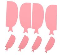 Healvian 4 Pairs Eyelash Lift Silicone Pads Fish Shaped Lash Tools Non Slip for All Eye Shapes Comfortable Curling with Candy Colored Soft Silicone for DIY Lash Perm