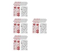 Healvian 40 Pcs Halloween Gothic Face Stickers with Glitter Rhinestone Gems, Easy Application and Precut Temporary Tattoos for Cosplay and Party Use, 3d Dazzling Effect Imitation Diamond