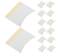 Healvian 40pcs Eyelash Extension Cotton Pads for Lash Removal and Makeup Non Woven Cosmetic Wipes for Gentle Eye Pad Isolation Portable Lash Extension Cleaning Supplies