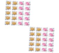 Healvian 40pcs Hydrating Collagen Lip Masks for Moisture Exfoliation Lip Plumper Dead Skin Remover Random Colors