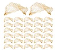 Healvian 40pcs Invisible Mesh Hair Nets for Women High Elastic Reusable Bun Net for Dance Competition Ballet Hairstyling and Everyday Use