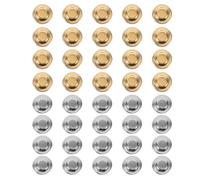 Healvian 40pcs Magnetic Name Tag Holder Round Ndfeb Fastener Magnets, Easy Attachment and Reusable Badge Clips for Team Events and Networking