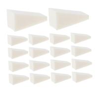 Healvian 40pcs Triangular Makeup Sponges Mini Triangle Wedges for Foundation Blush Nail Art Cosmetic Tools Reusable Makeup Supplies