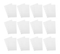 Healvian 480 Sheets A7 Planner Refill Loose-Leaf Binder Paper with 6 Holes, White Paper Sheets for School and Office Use, Flexible Page Replacement and Creative Motivation Boost Writing Pad