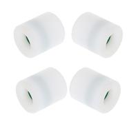 Healvian 4pcs 6mm Adsorption Tube Stopper for Activated Carbon Sampling Tubes Air Quality Assessment Sampling Plug for Pollution Control