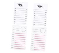 Healvian 4pcs Acrylic Eyelash Board Lash Artist Extension Holder Makeup Pallet for Fluffy Lash Clusters Display