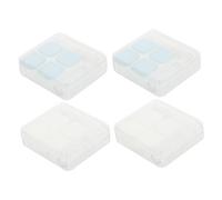 Healvian 4pcs Assorted Lens Care Holder Compact Cosmetic Lens Travel Case for Home Travel Lightweight Design to Keep Contacts Safe from Dust