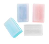 Healvian 4pcs Bath Sponge for Bathing with Double-Sided Soft Sponge and Pp Material, Small Size Body Care Brush with Coarse and Fine Sides for Cradle Cap Support and Gentle Skin Massage