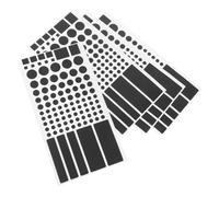 Healvian 4pcs Black LED Light Blocking Stickers Made of Coated Paper for Electronic Devices and LED Covers, Reducing Brightness by 50% to 80%, for Routers, Clocks, Tvs, and Appliances