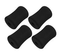 Healvian 4pcs Black Sponge Foam Pads for Gym Equipment, Non-slip Protective Covers for 7/8" Tube Pedal Bars and Sit-up Boards, for Ab and Leg Training during Intense Workouts