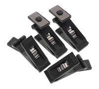 Healvian 4pcs Car Document Holder Clips - Self-adhesive Automotive Parking Pass Organizer - Dashboard Ticket and Temporary Card Holder for Vehicle Interior