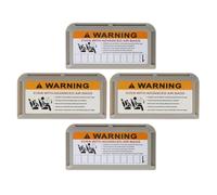 Healvian 4pcs Car Sun Visor Storage Holder Card Organizer Set with Grey, Vehicle Interior Accessories for Parking, Fuel, and Access Cards, Multi-function Auto Visor Organizer