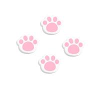 Healvian 4pcs Cat Claw Cleaning Sponge Scrubbers Set Decontamination for Bathroom Glass Mirrors, Mirror Squeegee Cartoon Sponges for Stain Removal Without Residue