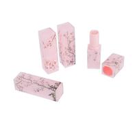Healvian 4pcs Chinese Style Lipstick Tubes Matte Translucent Square Empty Lipstick DIY Containers Suitable for Lip Balm Crafting and Cosmetic Storage