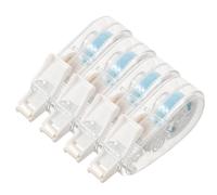 Healvian 4Pcs Double Sided Adhesive Tape Roller for Crafting, Thin Permanent Glue Tape Dots for DIY Photo Albums, Scrapbooks, Journals, Suitable for Arts and Crafts Projects