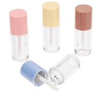 Healvian 4pcs Empty Lip Gloss Tubes Refillable Lip Gloss Containers for DIY Nude