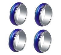 Healvian 4pcs Fashion Color Changing for Women Men Thermochromic Unique for All Occasions Comfortable Material Reflects Your Mood Temperature
