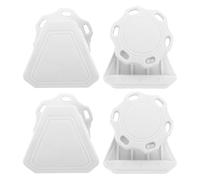 Healvian 4pcs Football Helmet Visor Clips Fasteners White, Helmet Clips for Visor Replacement, Quick Installation Hardware for Training and Field Use