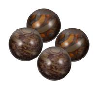 Healvian 4pcs Hand-Playing Balls Mini Exercise Massage Sphere for Hand Fitness Therapy