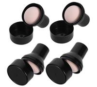 Healvian 4Pcs Mushroom Shape Makeup Powder Puff Applicators Durable Washable Face Makeup Tools for Women for Even Application of Foundation Loose Powder
