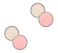 Healvian 4pcs Nail Art Mixing Tray Round for Blending Pigments Foundations and Lipsticks Versatile Display Board for Nail Salons and Home Use Easy to Clean