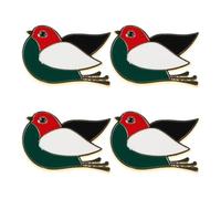 Healvian 4pcs Palestine Flag Brooches Pin Clip Metal Shawl Scarf Cardigan Dress Pins Palestinian Flag Patriotic Souvenir for Travel Party Event