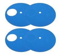 Healvian 4pcs Pet Claw File Sandpaper Refills with Self Adhesive Backing, Heavy Duty Scratch Pad Replacement for Cats and Dogs, Easy to Replace Sandpaper Sheets for Home and Traveling Use
