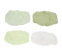 Healvian 4pcs Plush Diaper Changing Pad Covers for Newborns, Soft and Washable Changing Table Pads, Compact Size 60x35cm, for Nursery and Limited Nursery Spaces