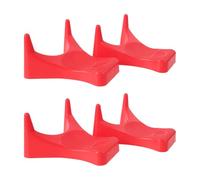 Healvian 4pcs Portable Football Kicking Holder Stand with Safe Pp Base, Versatile Football Display Holder for Sports Balls Training Practice and Ball Display, Suitable for Youth and Adult
