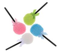 Healvian 4pcs Powder Applicators for Body Powder Fluffy Makeup Sponges Small Setting for Household Use Dry Refreshing Body Application