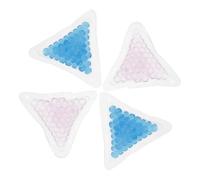 Healvian 4pcs Reusable Cooling Ice Packs Portable Ice Bags for Injury Hot Cold Therapy Soft Conforming Design Blue and Rosy Colors for Sprains and Swelling Treatment