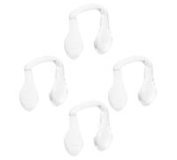 Healvian 4pcs Silicone Nose Pads for Glasses Replacement U-shaped Integrated Nose Pads for Plastic Frames Compatible with Spectacles