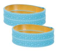 Healvian 4pcs Silicone Suitcase Wheel Covers Travel Luggage Protector Noise Reducing Shock Absorbing Caster Covers Lightweight Floor Protectors for Carry Wheels Easy Installation Sky Blue