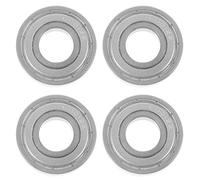 Healvian 4pcs Steel Wheelchair Front Wheel Bearings for Improved Performance and Convenient Maintenance, Replacement Parts for Indoor Wheelchair and Walker Use