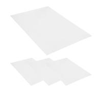 Healvian 4pcs Sublimation Blank Aluminum Signs 0.4mm Thick 200×300mm White Pearl Aluminum Sheets for DIY Sublimation Photo Plaques and Custom Nameplates