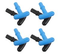 Healvian 4pcs T-shaped Paddle Handles Replacement for 23mm Inner Diameter Paddles Non-slip Pe Grip Protects from Wear Suitable for Sup and Kayak Oars for Recreational Outings and Water