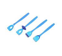 Healvian 4pcs Tongue Spoon Set for Speech Therapy Oral Motor Exercise Tools Boys and Girls Sensory Chews Autism Equipment