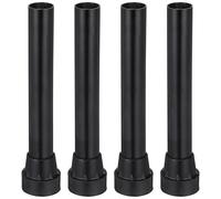 Healvian 4pcs Trampoline Legs Covers for Outdoor Use, Weather-resistant Rubber and Stainless Steel Shock Absorption Pads Compatible with Standard Tuvgs Trampoline Screw Legs