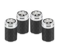 Healvian 4PCS UK Flag Metal Car Valve Stem Caps Silver Tire Air Valve Covers for Cars SUVs Motorcycles - Replacement Accessories